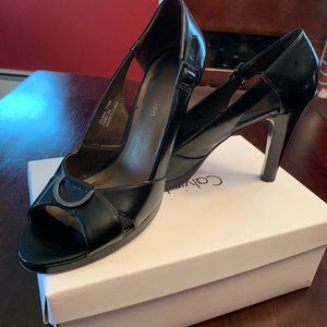 Calvin Klein Selena Black Heels SZ 7.5